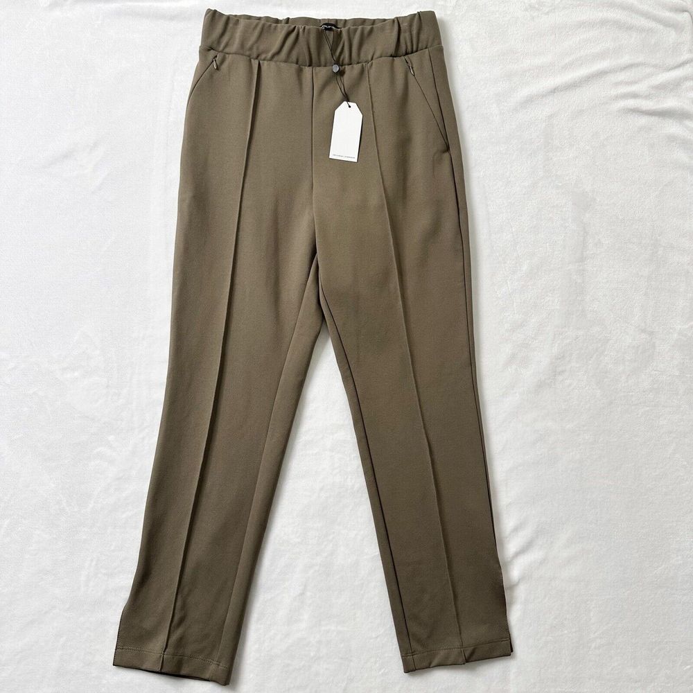 Universal Standard Skinny Pintuck Ponte Pants Womens XS (Large) Neutral Pull On